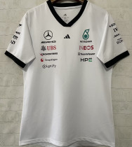 2026-27 Mercedes AMG Petronas F1 White Team T-Shirt  V领