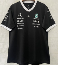 2026-27 Mercedes AMG Petronas F1 Black Team T-Shirt  V领