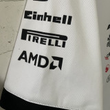 2026-27 Mercedes AMG Petronas F1 White Team T-Shirt  V领