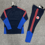 2026-27 Colombia Royal Blue Sweater Tracksuit