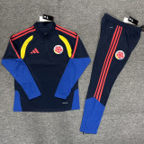 2026-27 Colombia Royal Blue Sweater Tracksuit
