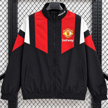2026-27 M Utd Black Windbreaker