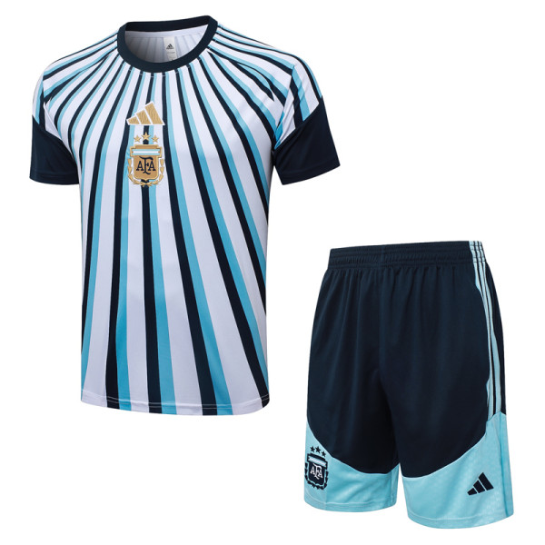 2026-27 Argentina White Blue Training Jersey  (A Set)