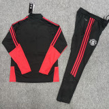 2026-27 M Utd Black Sweater Tracksuit