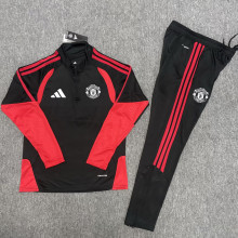 2026-27 M Utd Black Sweater Tracksuit