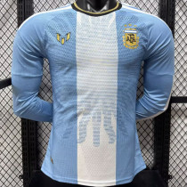 2026-27 Argentina MESSI Farewell Match Player Version Long Sleeve Soccer Jersey