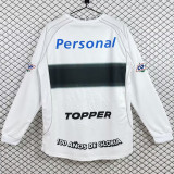 2002 Club Olimpia Home White Retro Long Sleeve Soccer Jersey