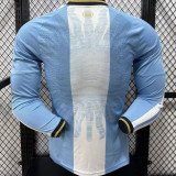 2026-27 Argentina MESSI Farewell Match Player Version Long Sleeve Soccer Jersey