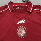 2026-27 Deportivo Toluca Home Red Fans Long Sleeve Soccer Jersey  托卢卡