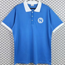 1965-1966 Napoli Home Blue Retro Soccer Jersey