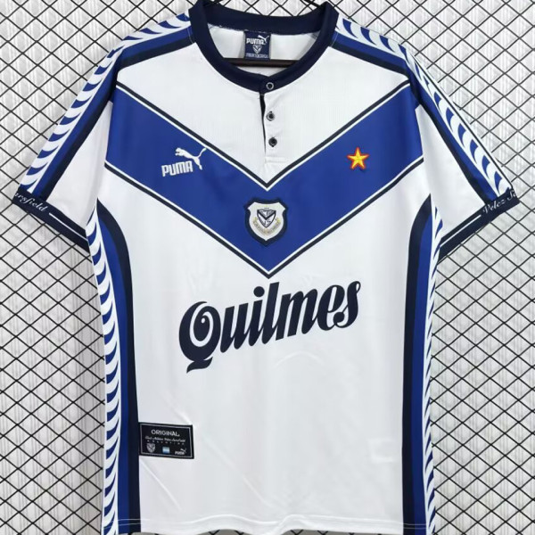 1997-1998 Vélez Sarsfield Home White Retro Fans Soccer Jersey