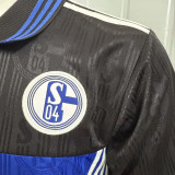 1997-1999 Schalke 04 Third Black Retro Soccer Jersey