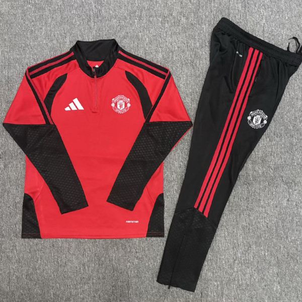 2026-27 M Utd Red Sweater Tracksuit