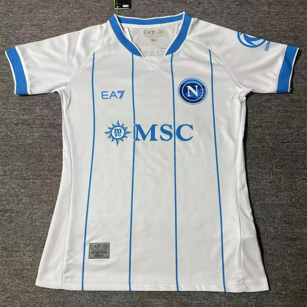 202627 Napoli Away White Women Soccer Jersey 女