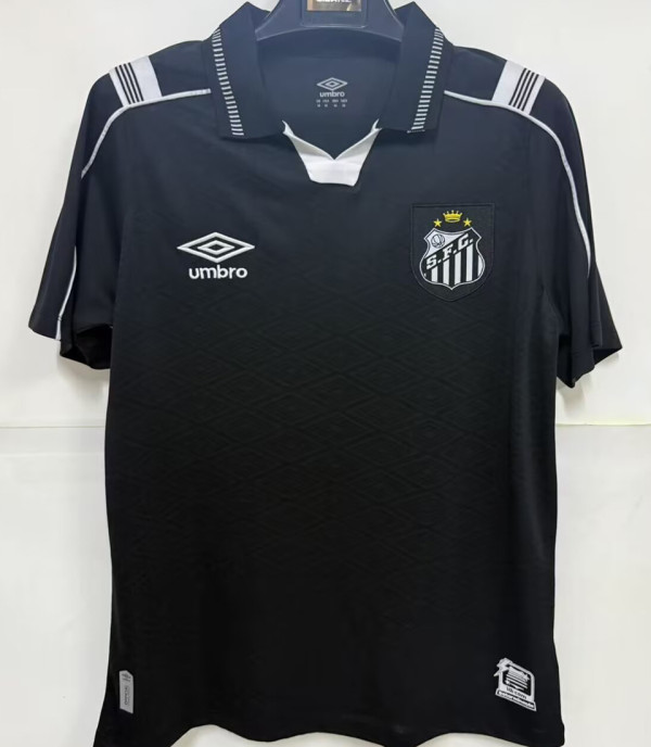2026-27 Santos Third Black Fans Soccer Jersey