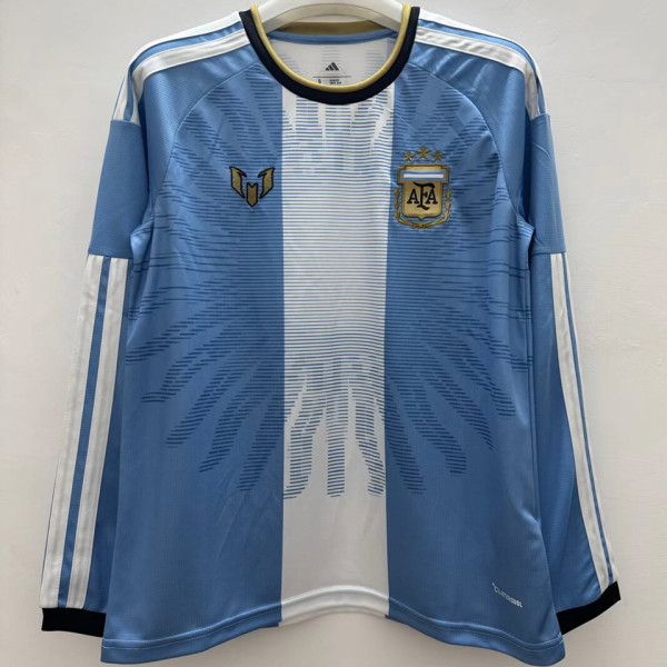 2026-27 Argentina MESSI Farewell Match Fans Long Sleeve Soccer Jersey