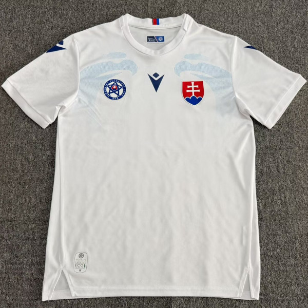 2027-28 Slovakia Away White Fans Soccer Jersey 斯洛伐克