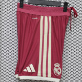 202627 RM Third Pink Player Version Shorts Pants 球员版