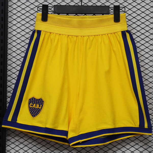 2026-27 Boca Yellow Player Version Shorts Pants 球员版