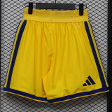 2026-27 Boca Yellow Player Version Shorts Pants 球员版
