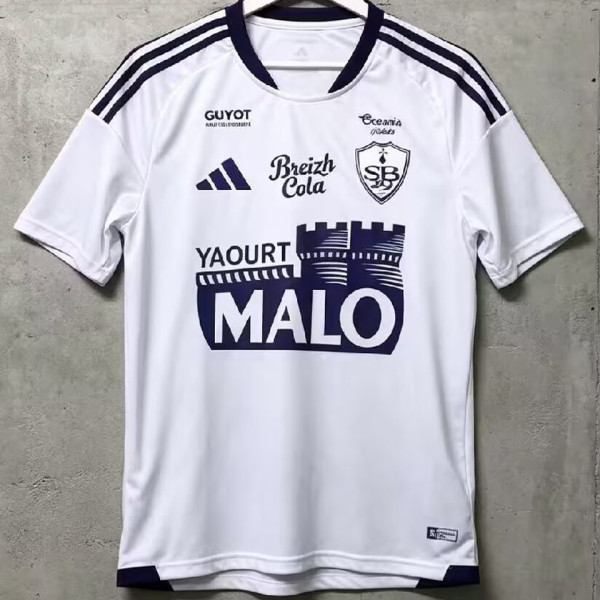 2026-27 Brestois Away White Fans Soccer Jersey