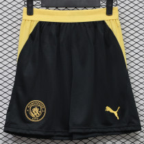 2026-27 Man City Away Black Player Version Shorts Pants 球员版