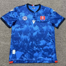 2027-28 Slovakia Home Blue Fans Soccer Jersey 斯洛伐克