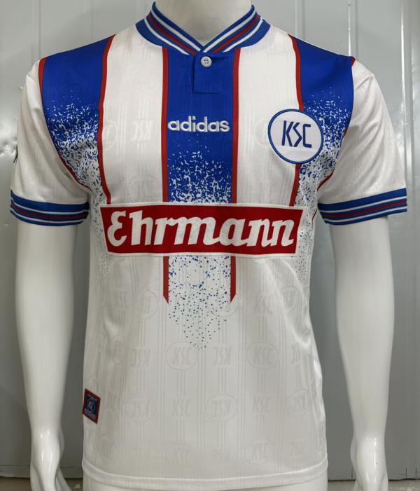 1996-1998 Karlsruher SC Home White Retro Jersey 卡尔斯鲁厄