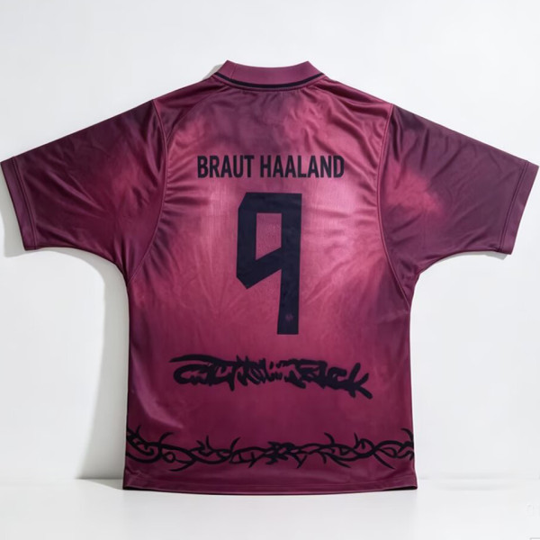 BRAUT HAALAND #9 Norway x NK 90 Mode Retro Style Fans Soccer Jersey