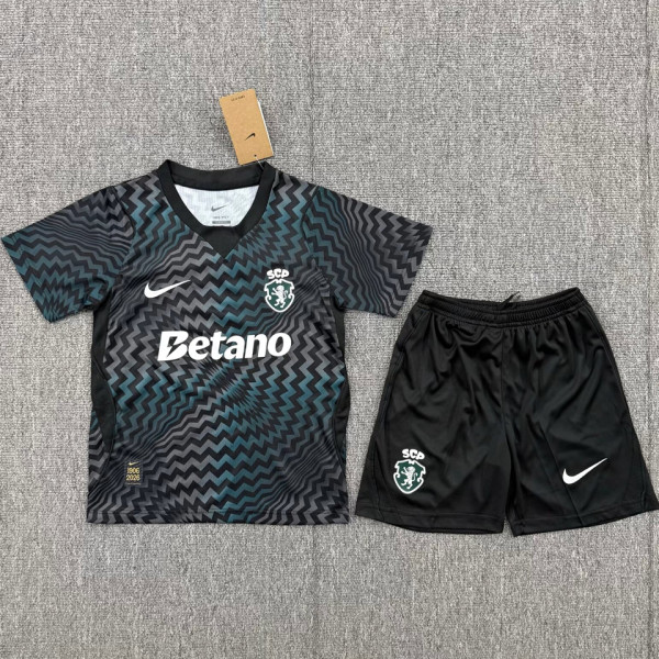 2026-27 Sporting Lisbon GK Kids Soccer Jersey 里斯本