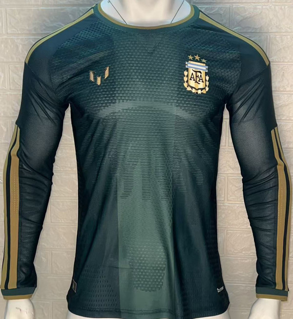 2026-27 Argentina MESSI Farewell Match Player Version Long Sleeve Soccer Jersey