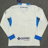 2026-27 Cruz Azul Away White Fans Long Sleeve Soccer Jersey