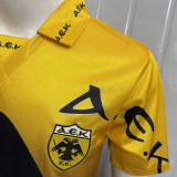 1996-1997 AEK Home Retro Soccer Jersey
