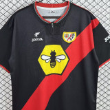 2001-2002 Rayo Vallecano Away Black Retro Soccer Jersey