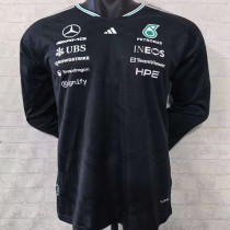 2026-27 Mercedes AMG Petronas F1 Black Long Sleeve Team T-Shirt