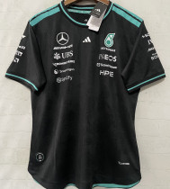 2026-27 Mercedes AMG Petronas F1 Black Player Version Team T-Shirt 球员版 圆领