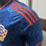 2027-28 Croatia Away Blue Player Version Soccer Jersey