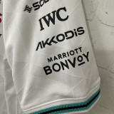 2026-27 Mercedes AMG Petronas F1 White POLO Team T-Shirt   有领