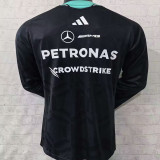 2026-27 Mercedes AMG Petronas F1 Black Long Sleeve Team T-Shirt