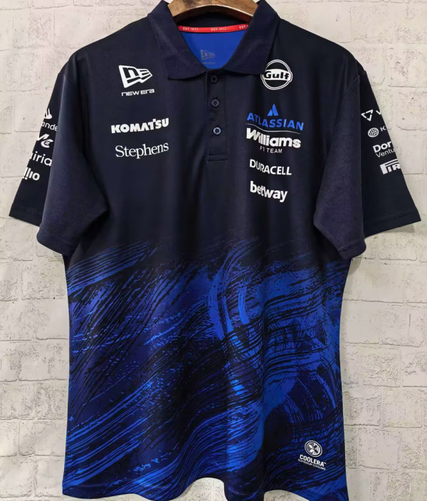 2026-27 Williams Royal Blue POLO Team T-Shirt   有领