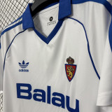 1986-1987 Zaragoza Home Retro Soccer Jersey