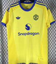 2026-27 M Utd Yellow GK Fans Soccer Jersey