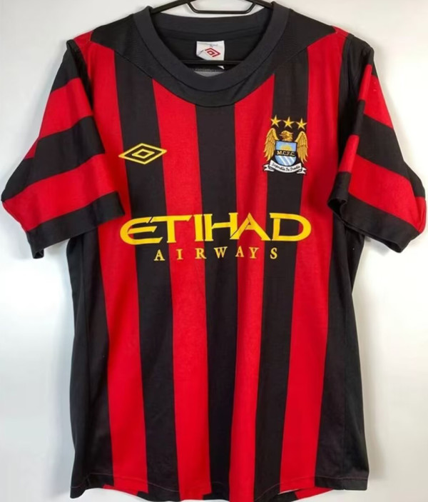 2011-2012 Man City Away Retro Soccer Jersey