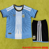 2026-27 Argentina MESSI Farewell Match Player Version Kids Soccer Jersey 球员版童装