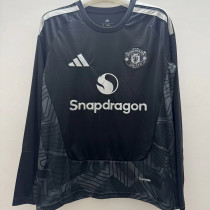 2026-27 M Utd Black Goalkeeper Fans Soccer Jersey