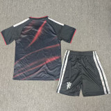 2027-28 M Utd Third Black Kids Soccer Jersey