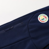 2027 Senegal Blue Grey Hoody Zipper Jacket