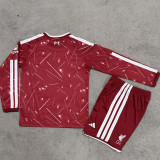 2026-27 LFC Home Red Kids Long Sleeve Soccer Jersey 长袖童装