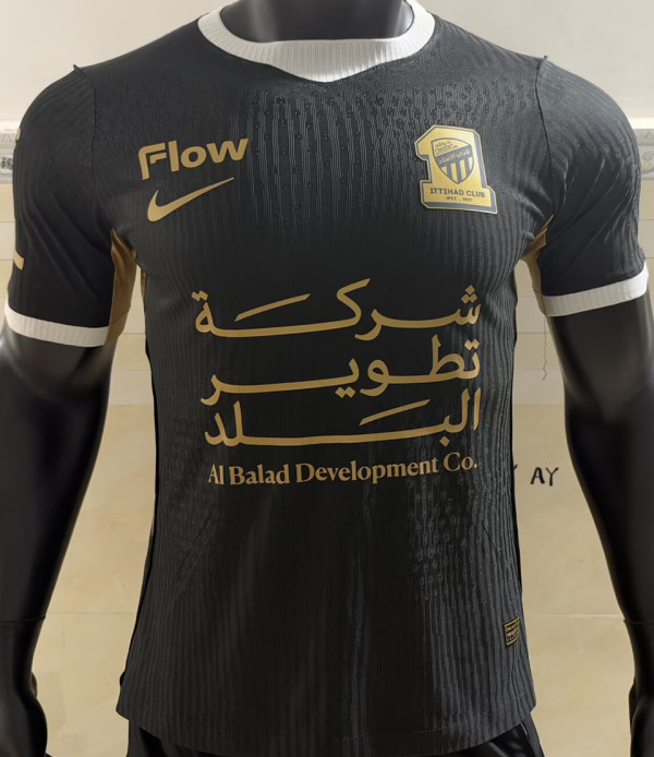 2026-27 Al Ittihad Third Black Player Version Jersey 吉达联