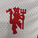 2027 M Utd Retro Style Player Version Soccer Jersey
